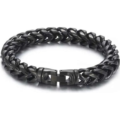 Impress Jewelry náramek z chirurgické oceli Rourke Černý 2311031357133277_BC