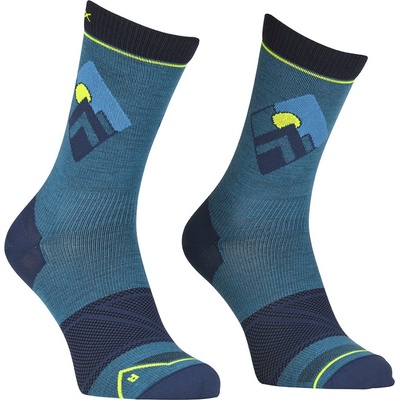 Ortovox ponožky Alpine Light Compression Mid Mountain Blue