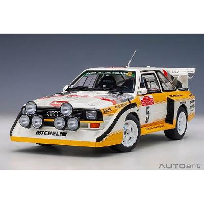 Audi Sport Quattro S1 #5 W.Röhrl/C.Geistdörfer WINNER RALLY SAN REMO 1985 AUTOart 1:18