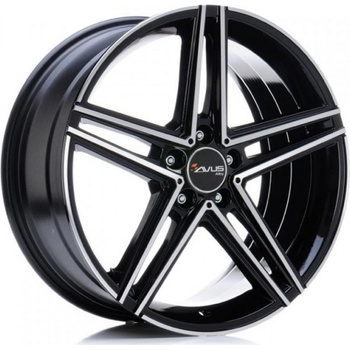 AVUS AC-515 7,5x17 5x112 ET36 black polished