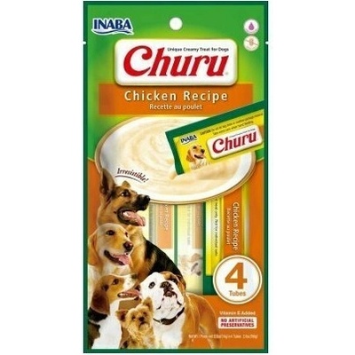 INABA Churu Dog Chicken Recipe 4x14g