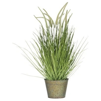 Okrasná tráva v květináči - Ø52*81cm - J-Line by Jolipa