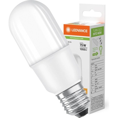 LEDVANCE Osram LED CLASSIC STICK 75 P 9W 827 FR E27