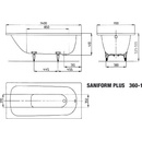 Kaldewei Saniform Plus 140 x 70 cm 111500010001