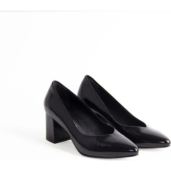 Jacket Club Естествена кожа Патенна кожа Дамски стилет #318369 (318369_Черно)