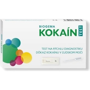 Biogema Kokaín test na stanovenie drogy v moči 1 ks