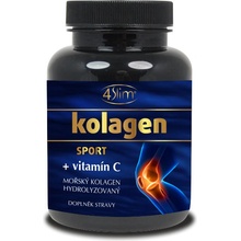 4Slim Mořský hydrolyzovaný kolagen + vitamín C 90 kapsúl