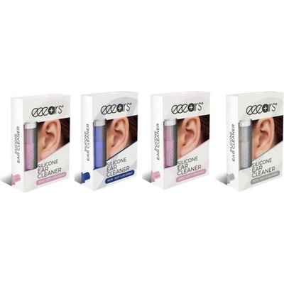 eeears Opakovaně použitelný silikonový čistič uší 4 ks