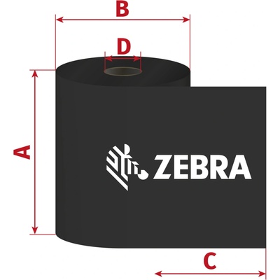 Termotransferová páska Zebra/Motorola 60mm x 450m TTR vosk (02300BK06045)