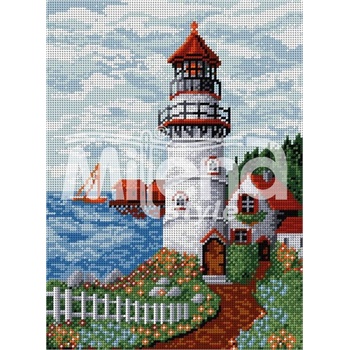 Milena Style Пристанище - гоблен със схема конци dmc 1: 4