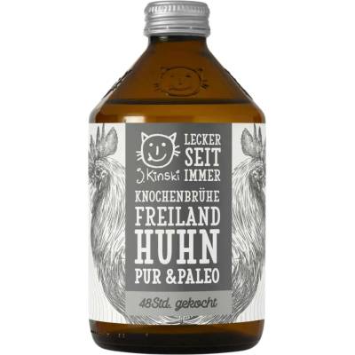 J.Kinski Bio Paleo & Pur vývar z kuřecích kostí z volného chovu 525 ml