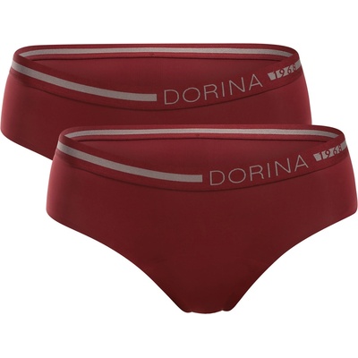 DORINA Комплект от два - менструални бикини Dorina Eco Moon Hipster червени DORINA | Cherven | ЖЕНИ | XXL