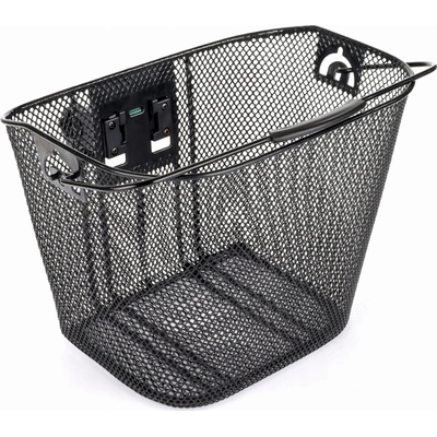 Predný kovový košík na bicykel s click úchytom