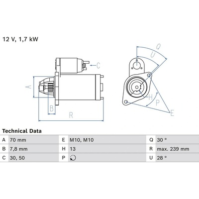 żtartér BOSCH 0 986 026 350