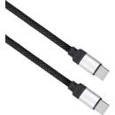 Solight SSC2101 magnetický USB-C 3.1 kabel, USB-C konektor - USB-C konektor, 1m