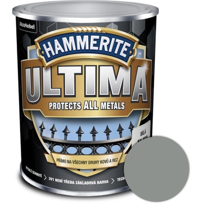 HAMMERITE ULTIMA 3v1 Sivá RAL7042 matná,0,75L