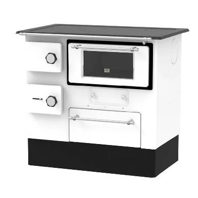 Alfa Plam ALFA PLAM, sporák REGULAR CE 46 ECO, teplovzdušný 8 kW, pravý, bílý