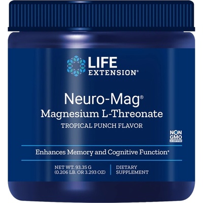 Life Extension Neuro-Mag Magnesium hořčík L-treonát prášek 93,35 g