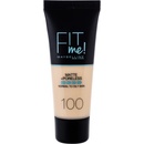 Maybelline Sjednocující make-up s matujícím efektem Fit Me! Matte & Poreless Make-Up 100 Warm Ivory 30 ml