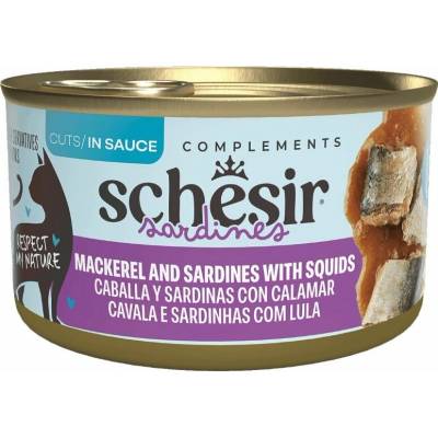 Schesir Cat Makrela,sardinky,kalamáry v omáč. 70 g