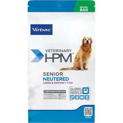 Virbac Veterinary HPM Senior Dog Neutered Large & Medium 2 x 12 kg