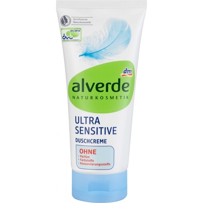 Alverde Naturkosmetik sprchový gel Cremedusche Ultra Sensitiv 200 ml