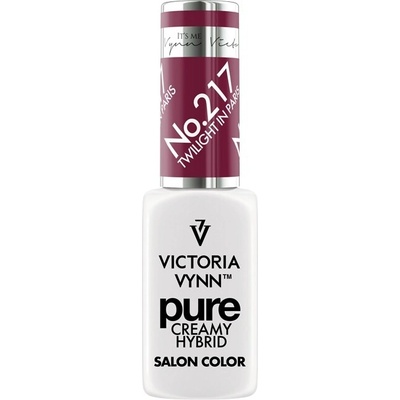 Hybridní lak Victoria Vynn 217 twilight in paris červená růžová 8 ml