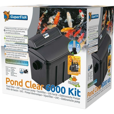 SuperFish Pond Clear Kit 6000