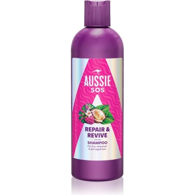 Aussie SOS Repair & Revive подхранващ шампоан за третирана коса и скалп 300ml