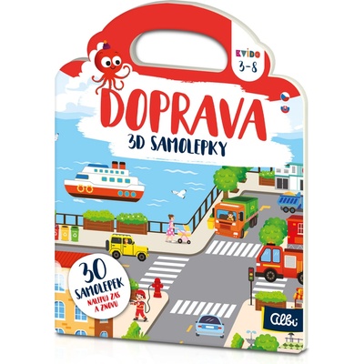 Kvído 3D samolepky doprava