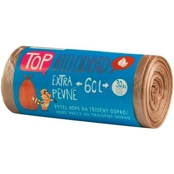 Vipor Pytle Tříděný odpad HDPE 10µm 60l 30ks hnědé