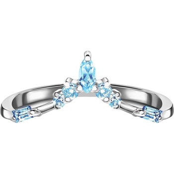 Silenti Jewelry Сребърен пръстен "Грациозност" - 8 - 57мм (18.1мм диам. )