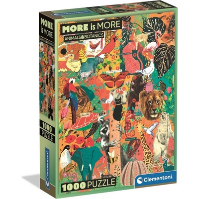 Clementoni - Puzzle Animals and Botanics - 1 000 piese