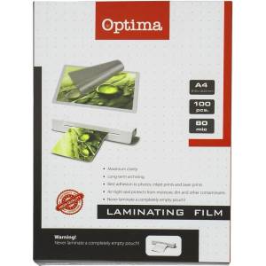 OPTIMA Ламиниращо фолио OPTIMA A/4 80 микрона гланц 100/cm 20281 (20281)