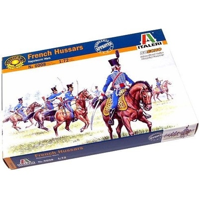 Italeri figurky francouzští husaři napoleonské války Model Kit figurky 6008 1:72