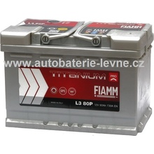 Fiamm Titanium PRO 12V 80Ah 730A L3 80P