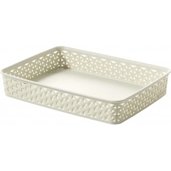 CURVER Košík, umělý ratan, A4, krémový, "My Style"