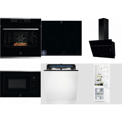 Set Electrolux KOEBP39X + LIR60433B + LFV316K + LMS4253TMX + EES48200L + LNT3LF18S