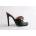 No Doubt Сандали No Doubt Women's Chain Detail Flat Sandal - Black