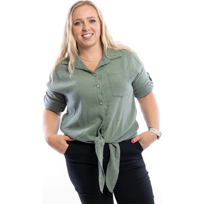 Italy fashion Mušelínová košile MINI Khaki