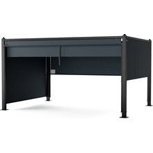 Blumfeldt Pantheon Cortina 3x4 m Antracit / Černá