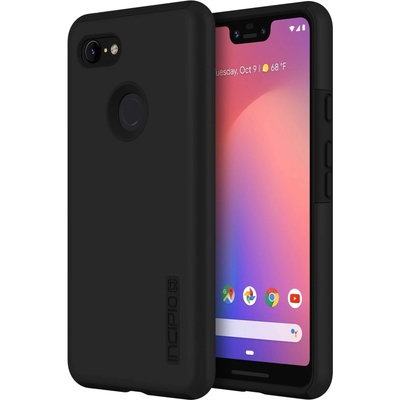 Incipio DualPro Case - удароустойчив хибриден кейс за Google Pixel 3 XL (черен)