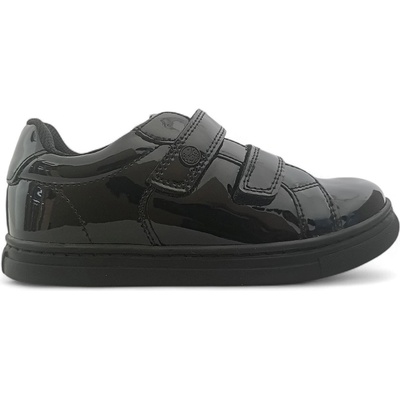 Pretty Green Обувки Pretty Green Kids' Moc Toe Formal Shoes - Black/Patent