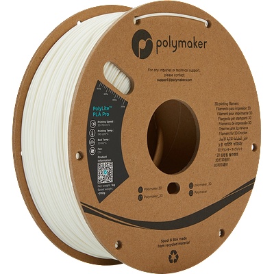 Polymaker PolyLite PLA PRO White - 1, 75 mm (PA07002)