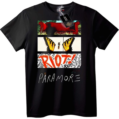 NOONEBRAND Тениска Paramore RIOT! - M, White