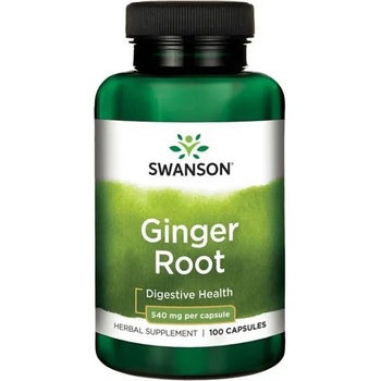Swanson Ginger Root, 540 mg, 100 капсули, Swanson (SW535)
