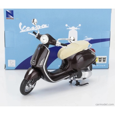 Newray Piaggio Vespa Primavera 2013 Brown Met 1:12
