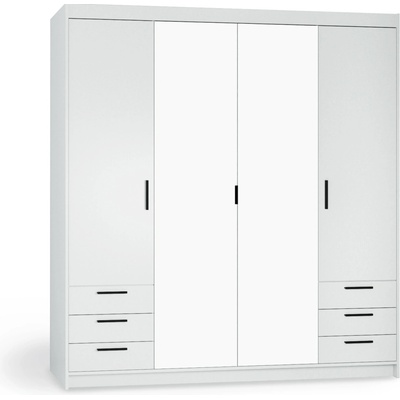 Wilsondo Elenas 176 x 190 x 53 cm biela