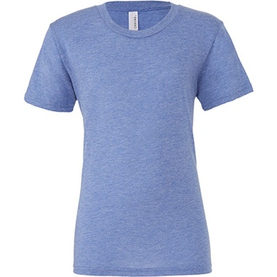 Canvas tričko CV3413 blue triblend heather