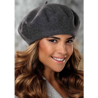 Tonak Flora baret Antracit melange